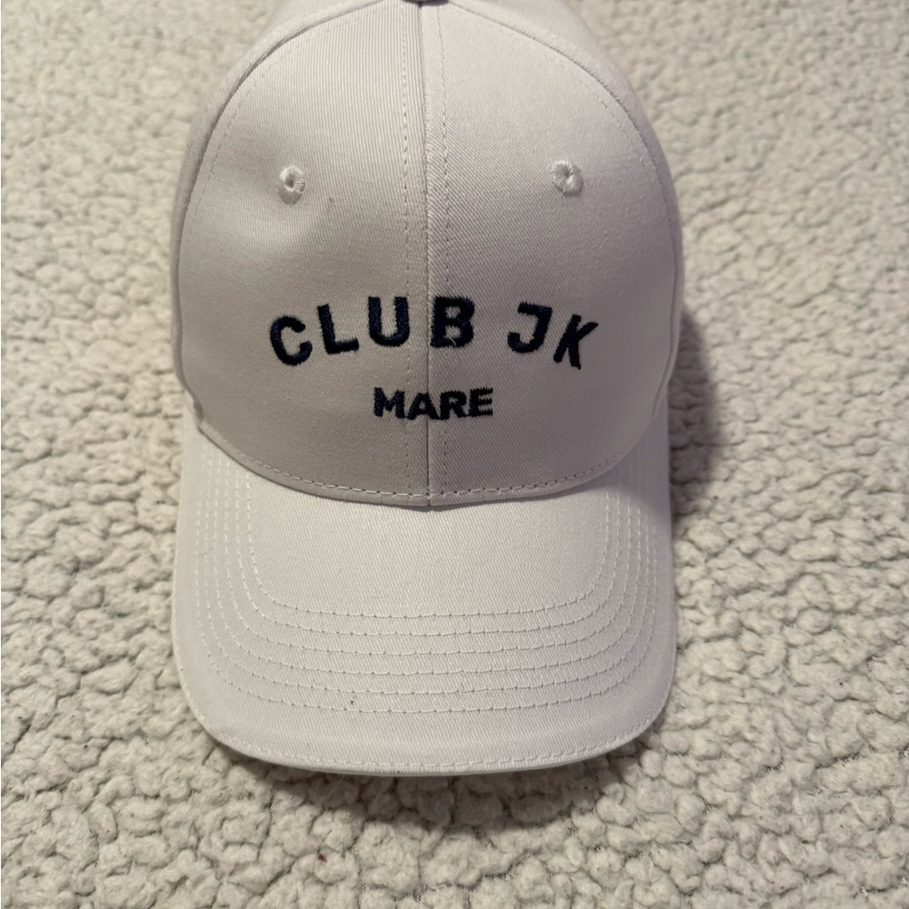 White Club JK Mare Hat with Embroidered Front🧢 - Picture 1 of 5